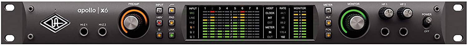 UNIVERSAL AUDIO Apollo x6 Heritage Edition (Rack/Mac/Win/TB3)