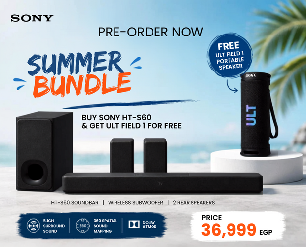 SONY HT-S60 + FREE SRS-ULT10