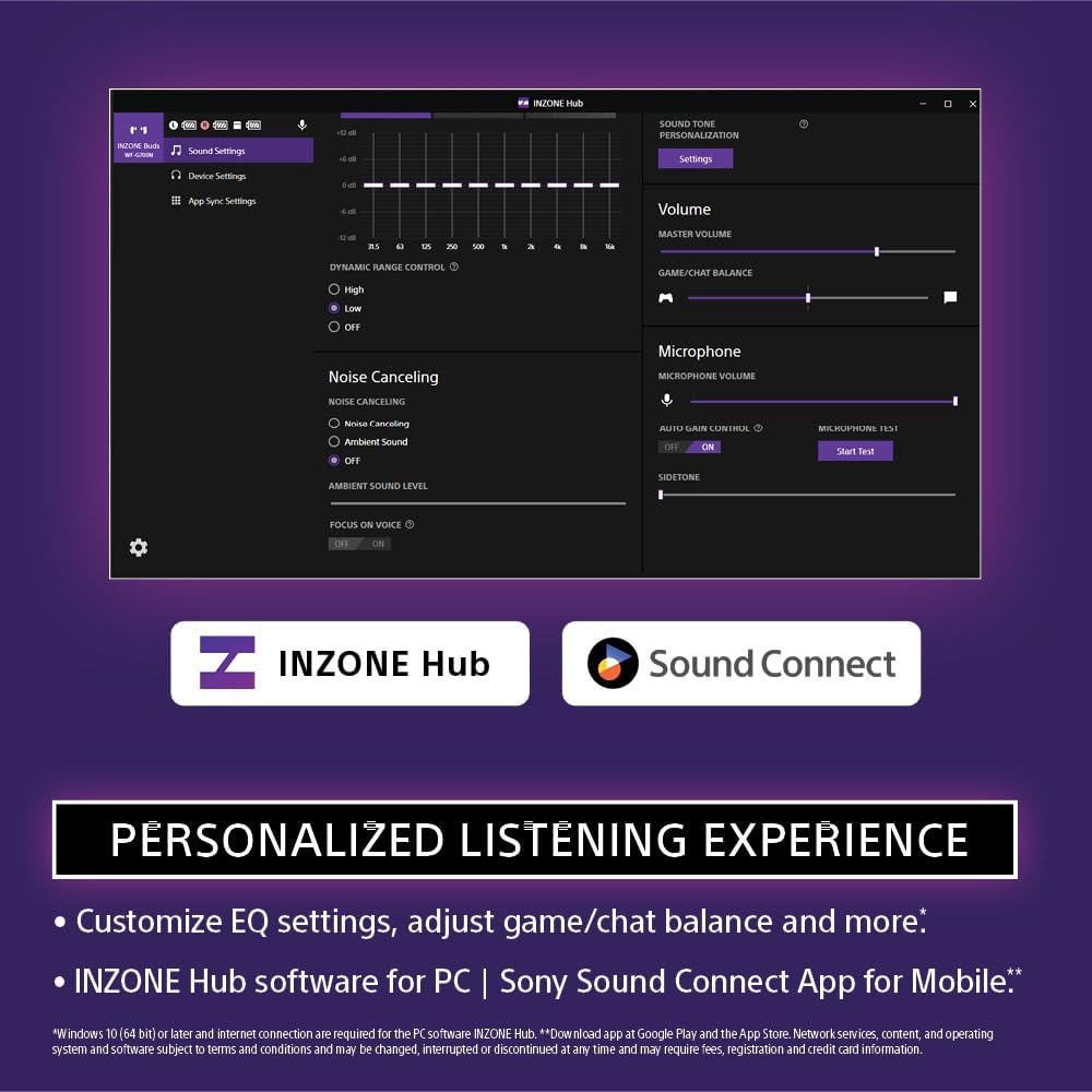 SONY WF-G700N INZONE BUDS