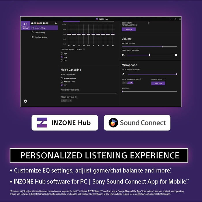 SONY WF-G700N INZONE BUDS