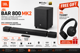 JBL Bar 800MK2 + FREE JBL T530BT