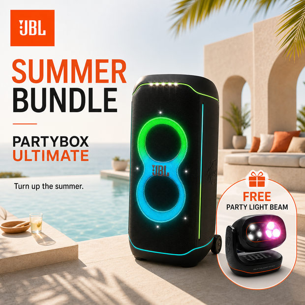 JBL Partybox Ultimate + FREE JBL BEAM