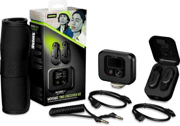 shure movemic one 2つとmovemic receiver Shure MoveMic Two Receiver Kit - Sound Productions
