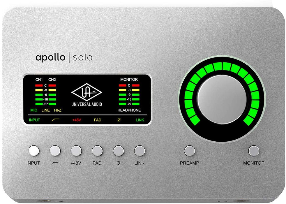 UNIVERSAL AUDIO Apollo Solo USB Heritage Edition(Desktop/Win) واجهة صوت