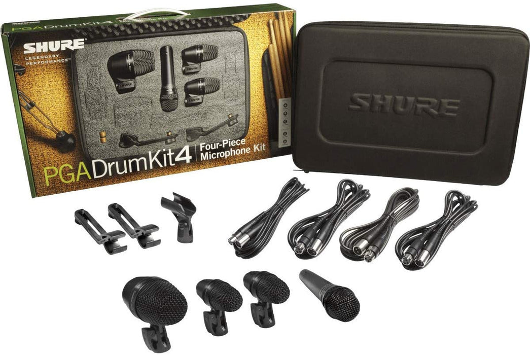 SHURE PGA Drum Kit 4 مجموعة الطبل