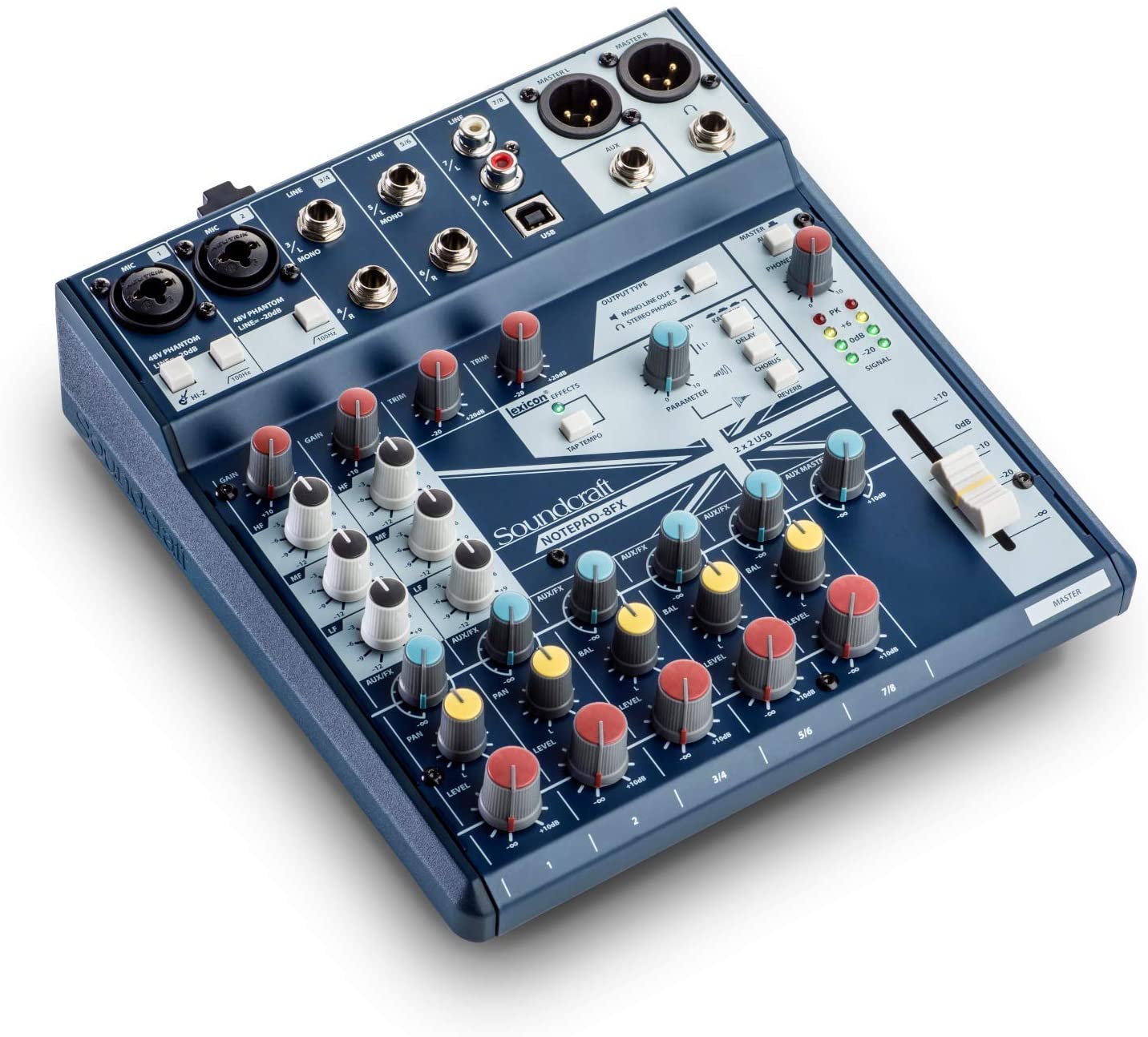 SOUNDCRAFT NotePad-8FX وحدة مزج تناظري