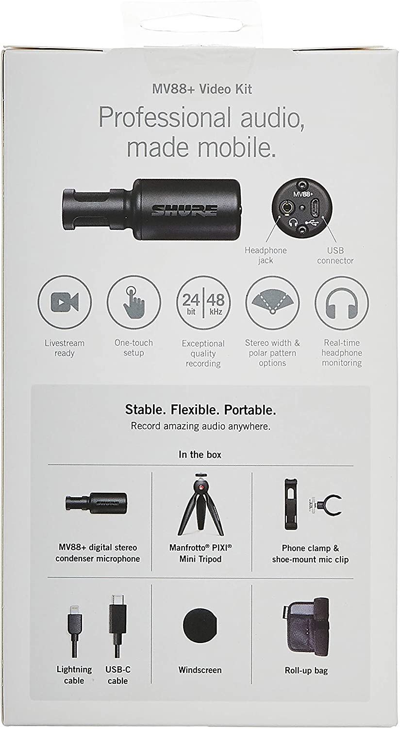 SHURE MV88 VIDEO KIT – AudioTech