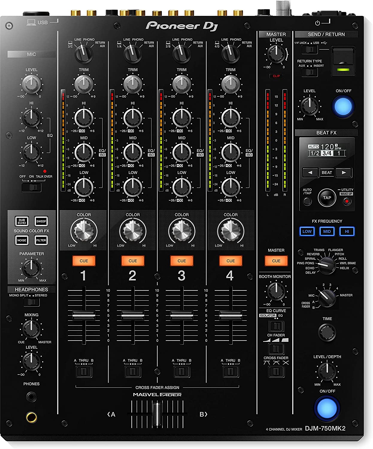 PIONEER DJ DJM-750MK2جهاز تحكم دي جي