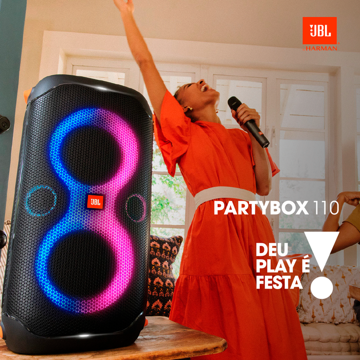 JBL PartyBox 110 مكبر صوت محمول للحفلات مع أضواء مدمجة