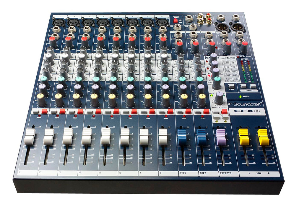 SOUNDCRAFT EFX8 وحدة المزج التناظري من